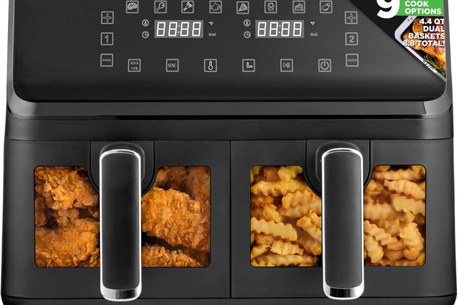 Air Frying Made Easy: Nutrichef Double Basket Air Fryer Review