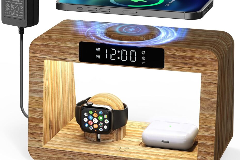 Charge in Style: The Ultimate Bamboo Wireless Charging Station Review