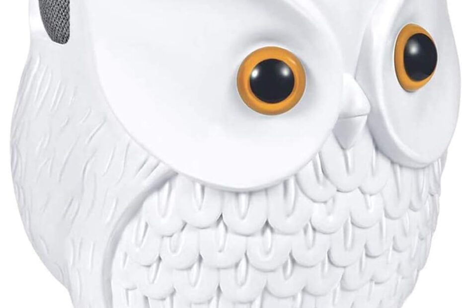 Charming Owl Stand: The Perfect Holder for Your Echo Dot & Google Home!