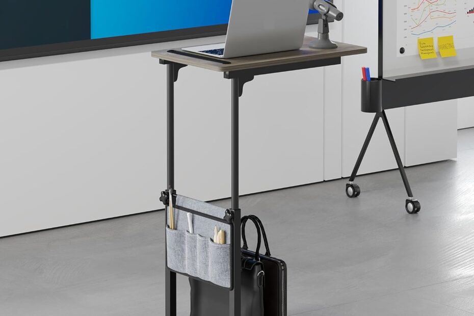 Discover the Perfect Mobile Workspace: Adjustable Overbed Table Review