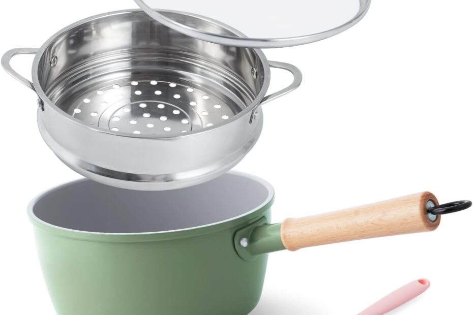 Discover the Versatile ROCKURWOK Ceramic Nonstick Sauce Pan: Your Essential Kitchen Companion!