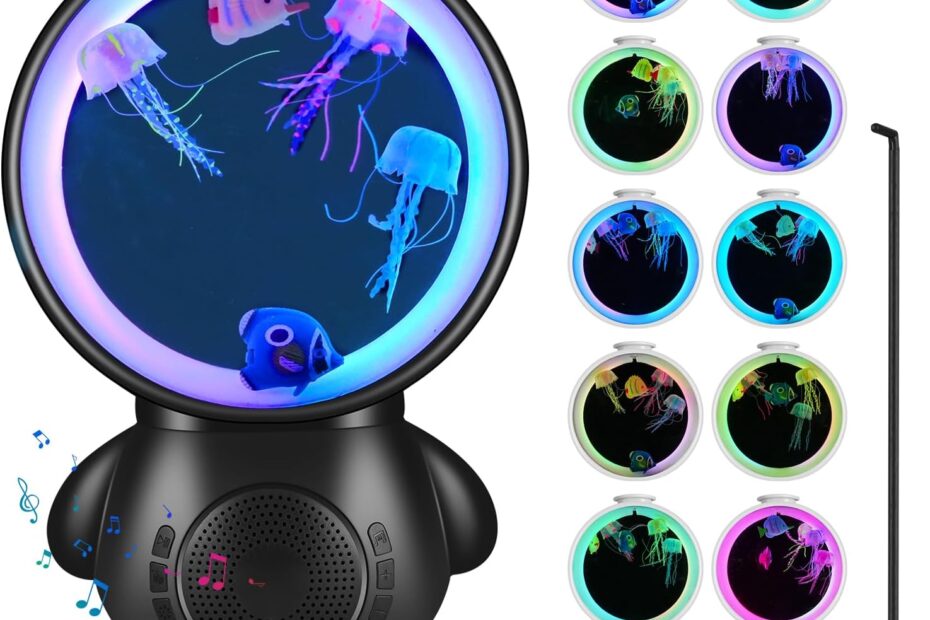 Dive into Serenity: Review of the Astronaut Jellyfish Lamp with Bluetooth Speaker