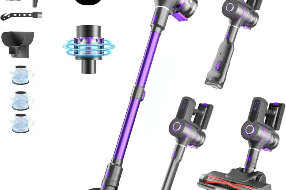 Effortless Cleaning with the TOTTE Cordless Vacuum: Power Meets Convenience!