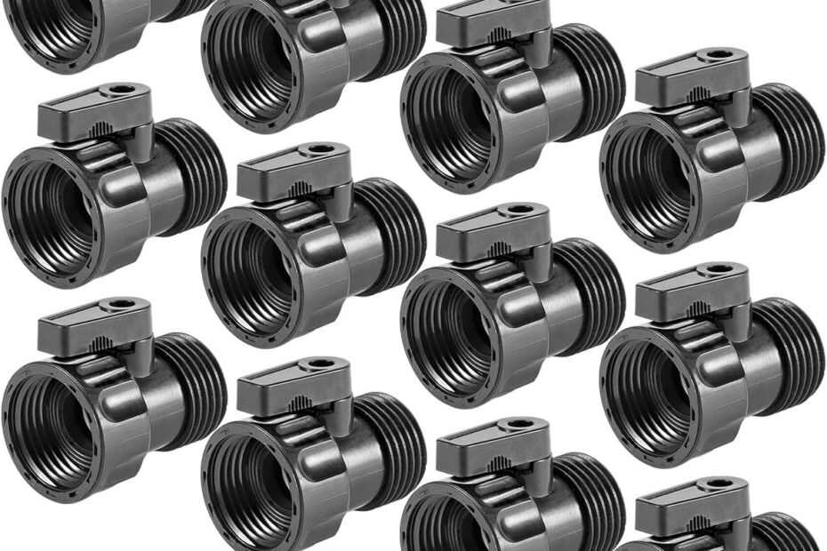 Effortless Control: Review of the 12 Pack Plastic Garden Hose Shut Off Valves