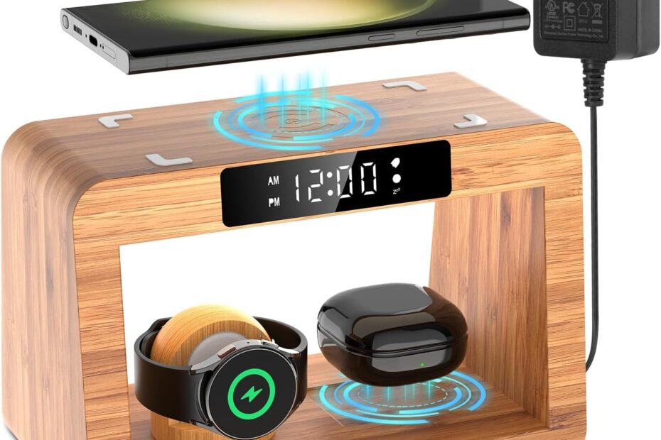 Elevate Your Charging Game: Review of the Bamboo Wireless Charger Station for Samsung