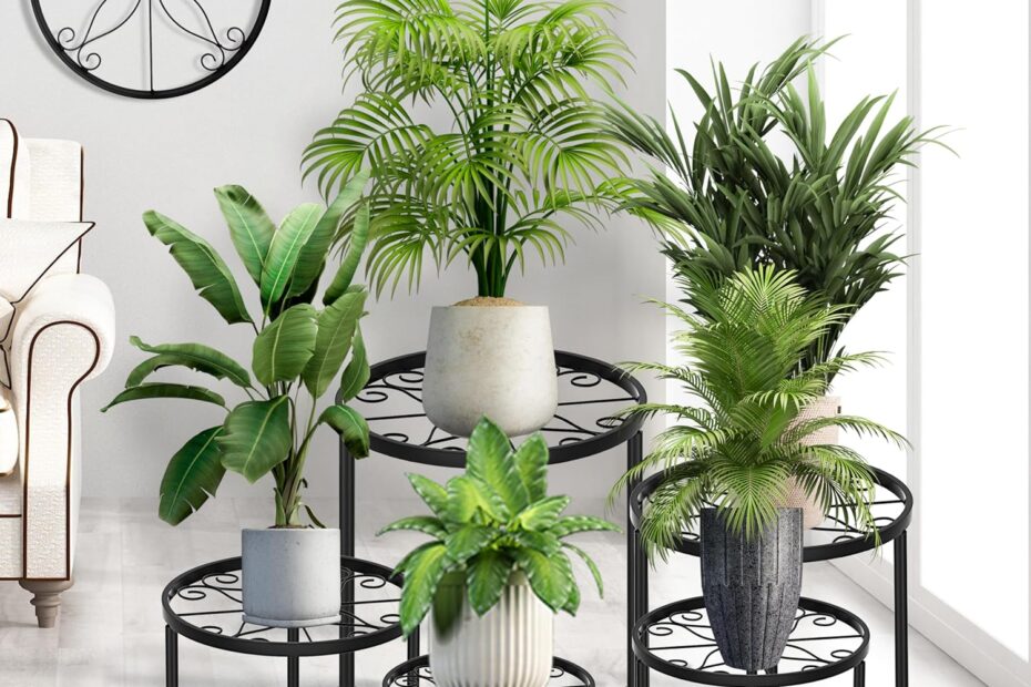 Elevate Your Greenery: CADANI 5-Pack Metal Plant Stands Review