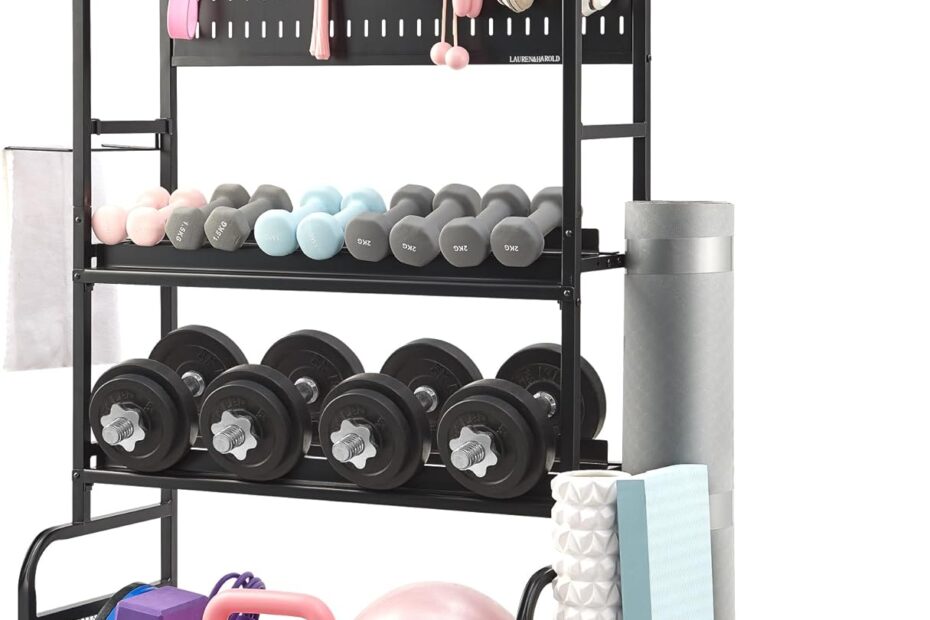 Elevate Your Home Gym: The Ultimate 56'' Storage Organizer & Workout Equipment Stand Review!