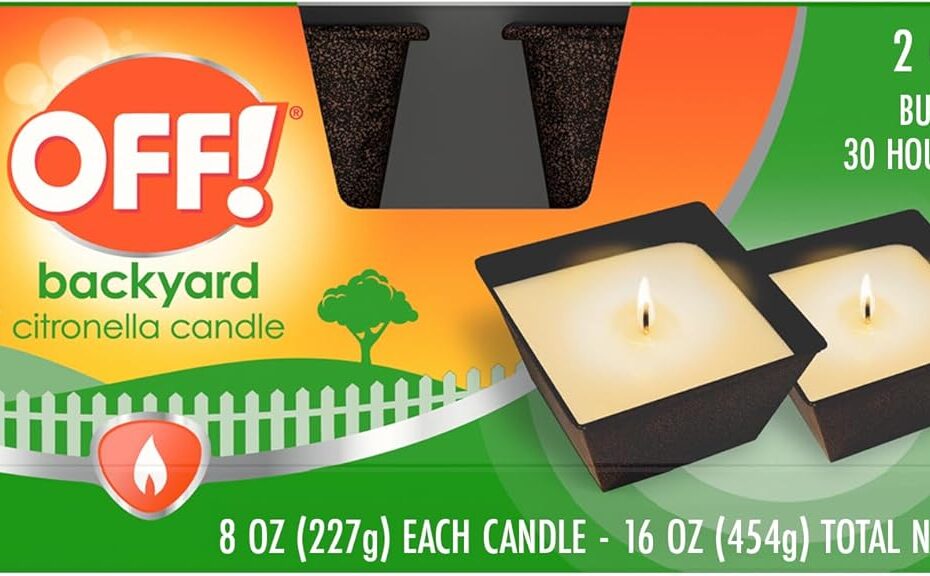 Elevate Your Outdoor Evenings: OFF! Backyard Citronella Candle Review
