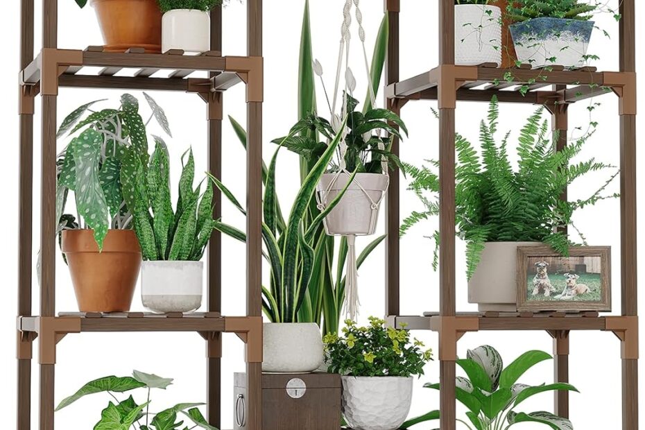 Elevate Your Space: Review of Bamworld Tall Plant Stand for Indoor & Outdoor Use