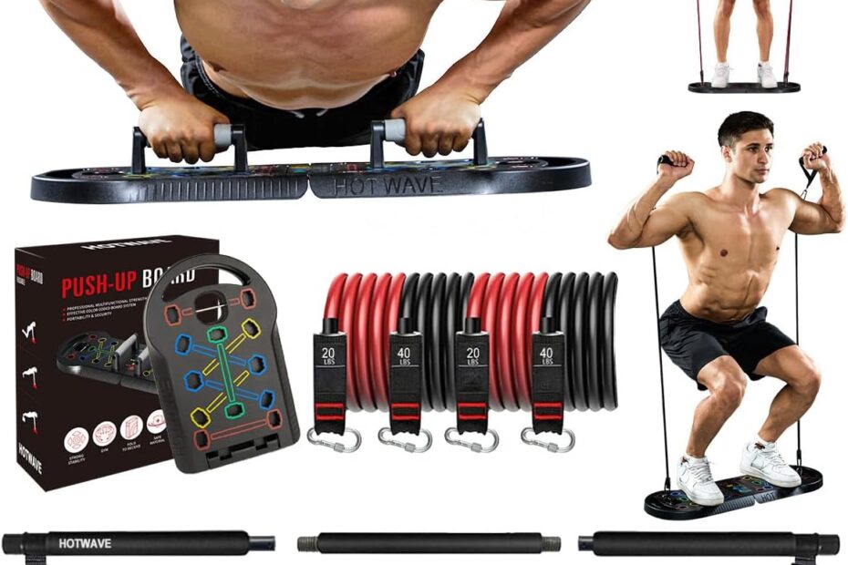 Elevate Your Workout: Discover the HOTWAVE 20-in-1 Push Up Board!