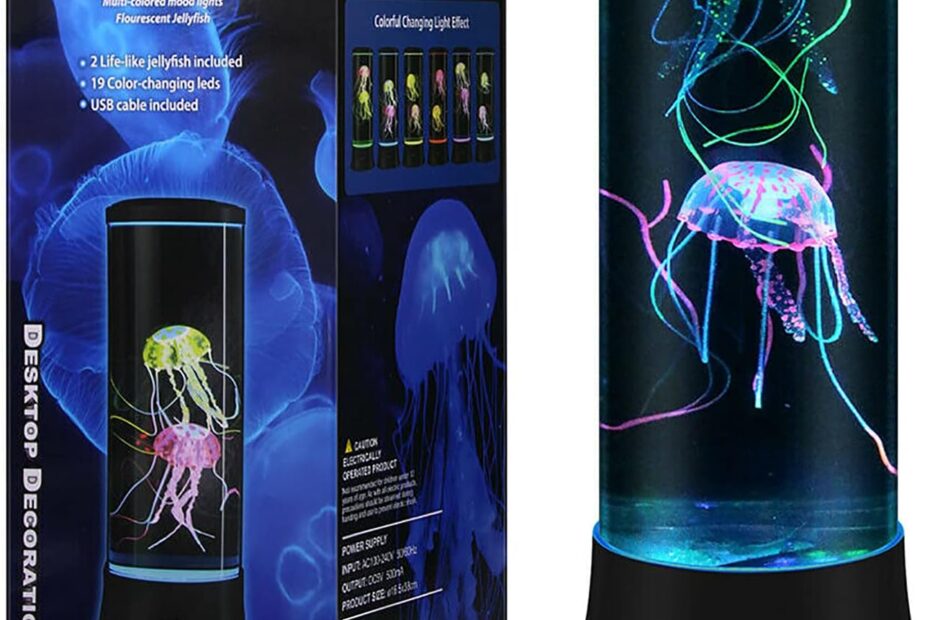 Enlighten Your Space: The Meloki Jellyfish Lamp Review - Perfect Mood Lighting for Any Occasion!