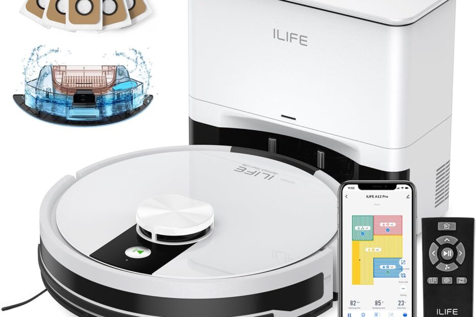 Experience Effortless Cleaning with ILIFE A12 Pro: The Ultimate Robot Vacuum and Mop Combo!