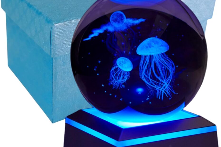 Illuminate Your Nights: The 3D Jellyfish Crystal Ball Lamp Review!