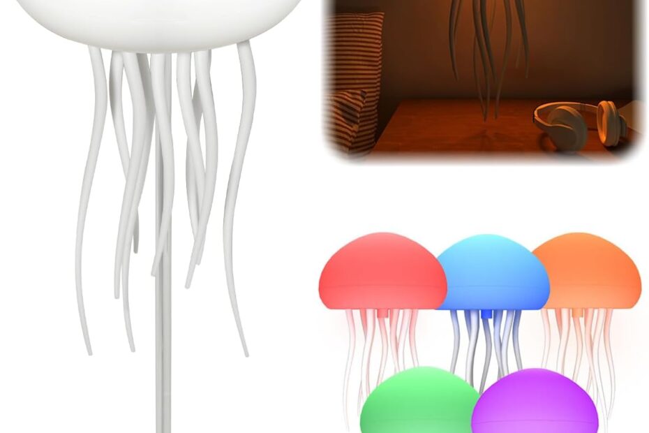 Illuminate Your Nights: The Charming LED Jellyfish Night Light Review