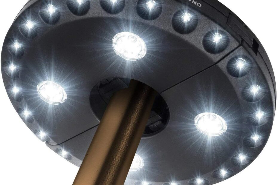 Illuminate Your Outdoor Gatherings: Review of the Cordless Patio Umbrella Light with 28 LED