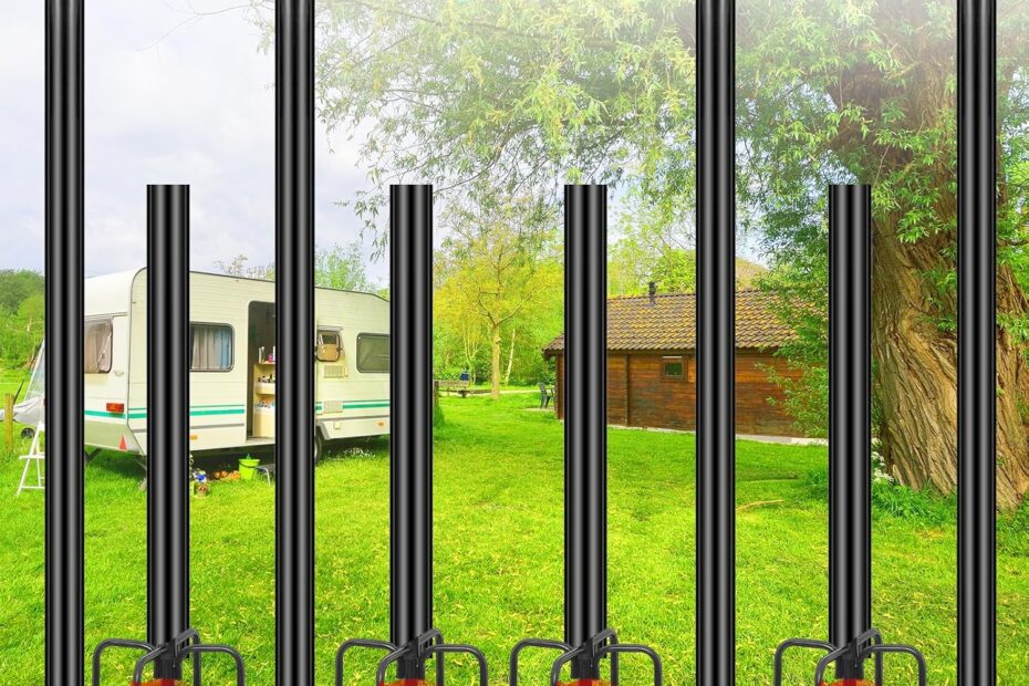 Illuminate Your Outdoor Space: Review of the 10FT Adjustable String Light Poles