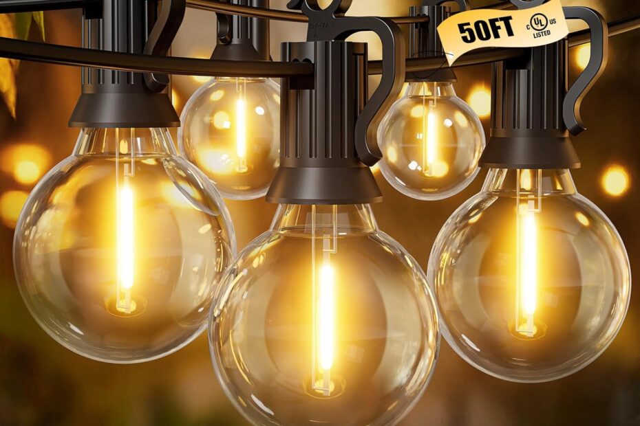 Illuminate Your Outdoors: A Review of Brightown Connectable Dimmable String Lights