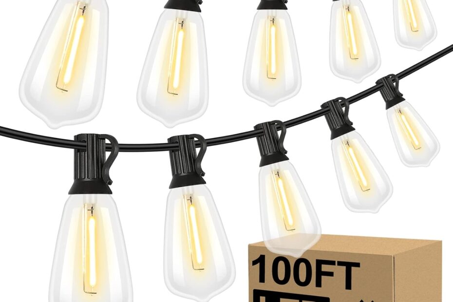 Illuminate Your Outdoors: Brightever 100FT LED String Lights Review