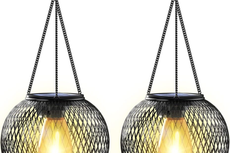 Illuminate Your Outdoors: Review of the Upgraded Solar Lanterns for Garden Elegance