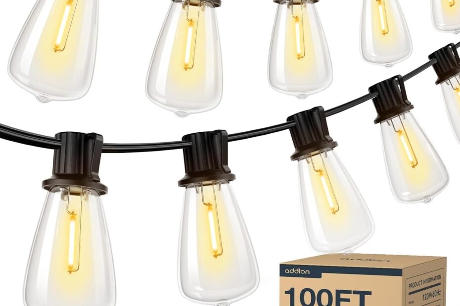 Illuminate Your Outdoors: The addlon 100FT LED String Lights Review!