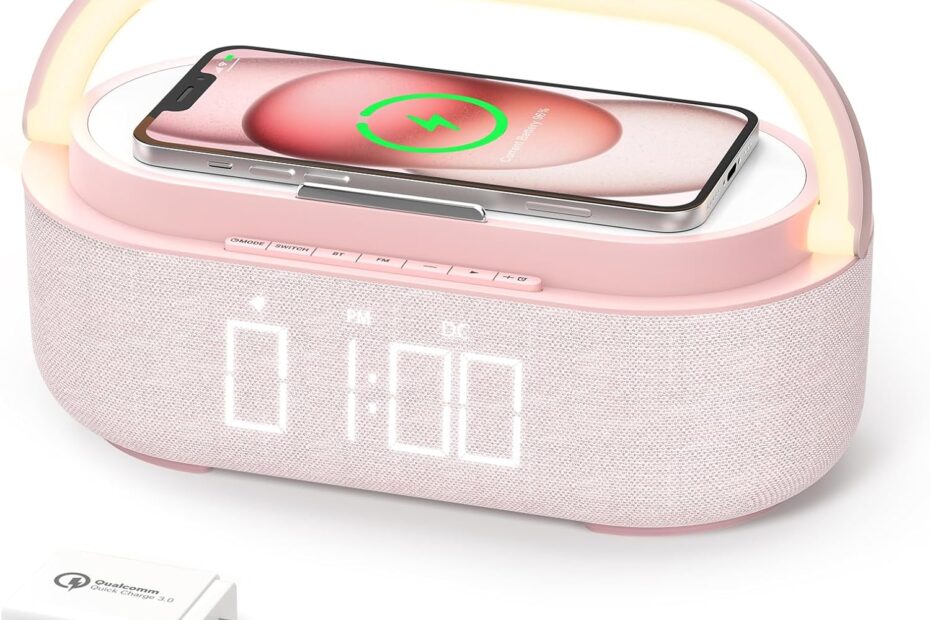 Illuminate Your Sound: Discover the COLSUR Bluetooth Speaker with Wireless Charger!
