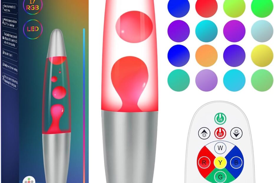 Illuminate Your Space: A Review of the 17 Colors Changing Liquid Motion Lamp