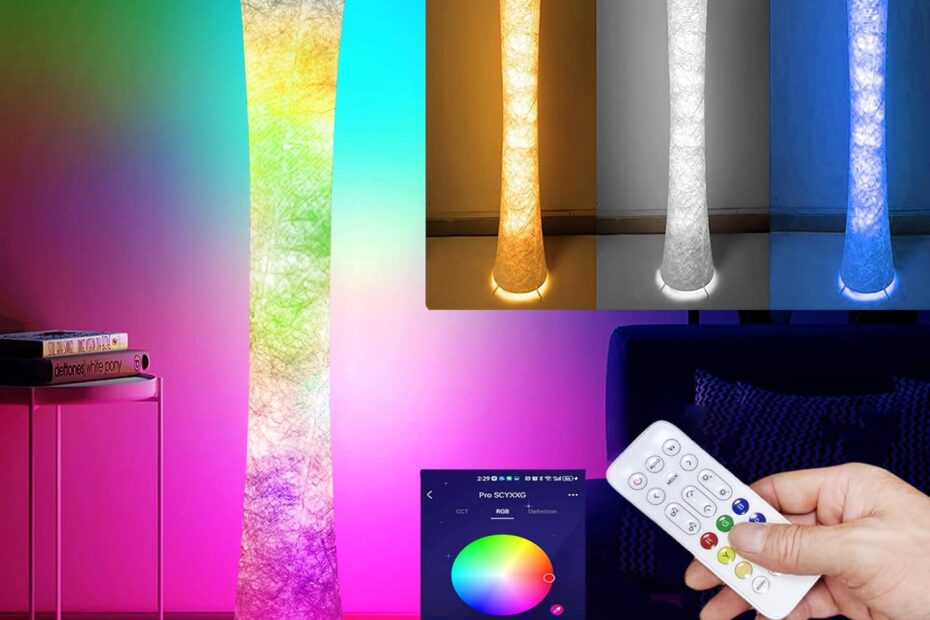 Illuminate Your Space: Review of the 61'' Smart RGB LED Corner Floor Lamp