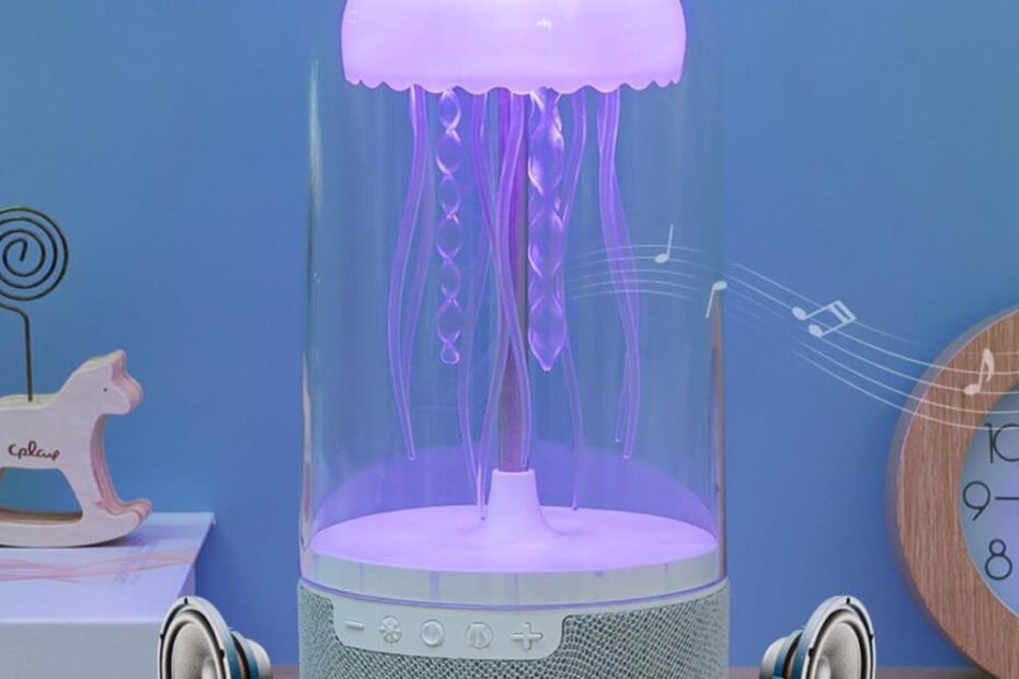 Illuminate Your Space: Review of the Jellyfish Bluetooth Speaker with LED Mood Lamp