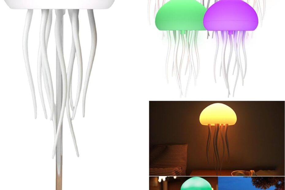 Illuminate Your Space: Review of the RGB Jellyfish Lamp with Voice Control