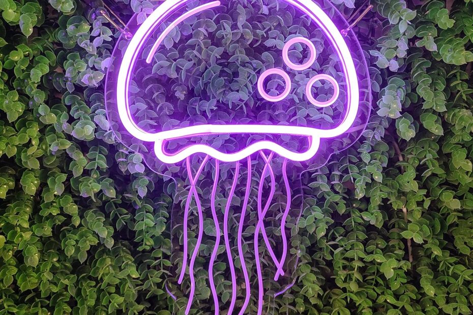 Illuminate Your Space: Review of the Stunning Jellyfish Neon Wall Sign!