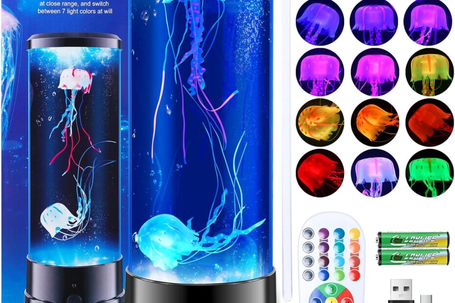 Illuminate Your Space: SENCU Jellyfish Lamp Review - A Colorful Touch for Any Room
