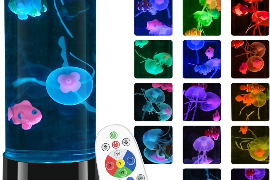 Illuminate Your Space: The 11.6 Inch Jellyfish Lamp That Transforms Any Room!