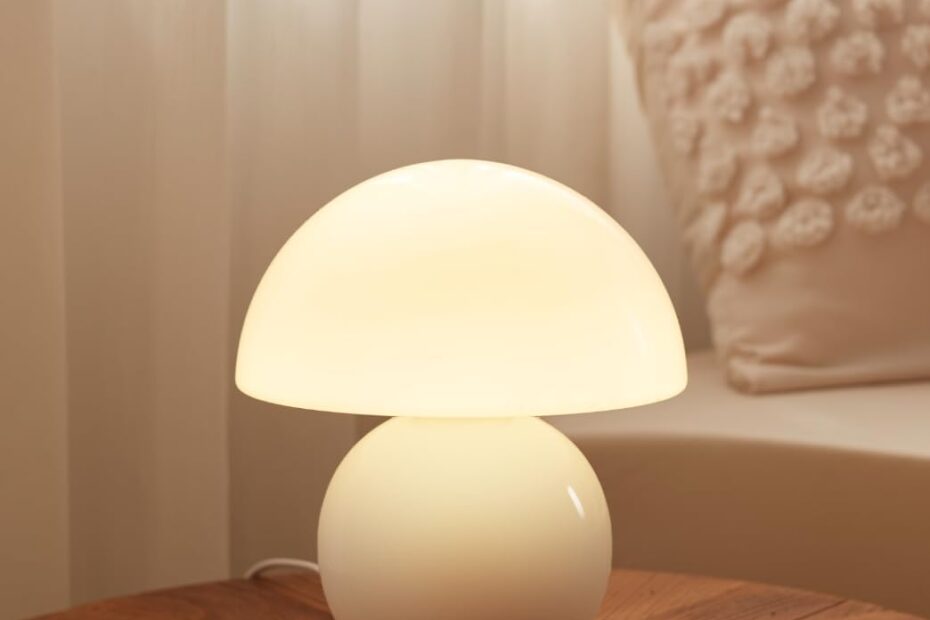 Illuminate Your Space: The Adorable Mid-Century Mushroom Lamp Review