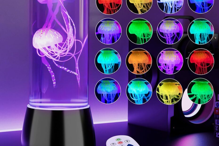 Illuminate Your Space: The Enchanting ROSHWEY Jellyfish Lamp Review
