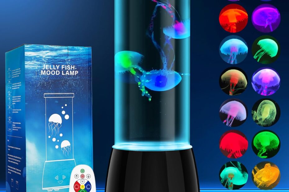 Illuminate Your Space: The Jellyfish Lamp for Relaxation and Stimulation!