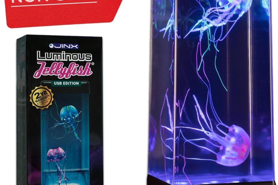 Illuminate Your Space: The JINX Luminous Jellyfish Mood Lamp Reviewed!