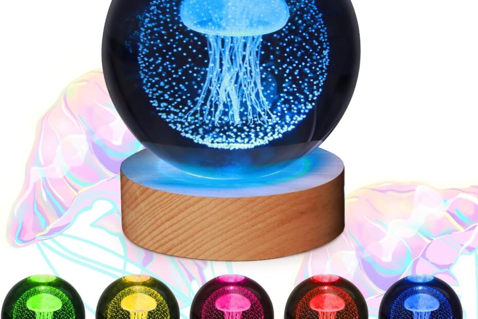 Illuminate Your Space: The Magical 3D Crystal Ball Jellyfish Lamp Review