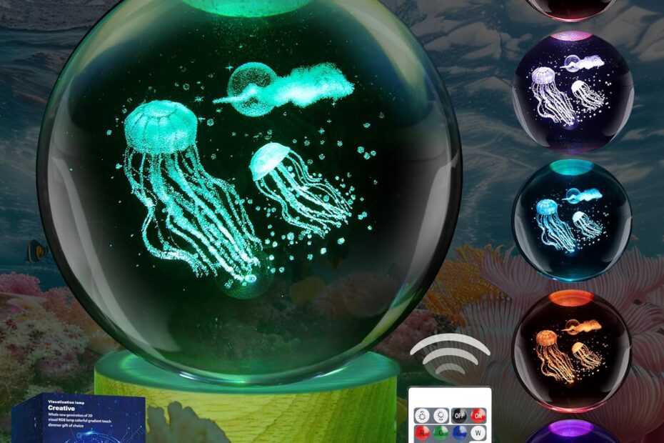 Illuminate Your Space: The Ultimate Review of the Jellyfish Crystal Ball 3D Night Light