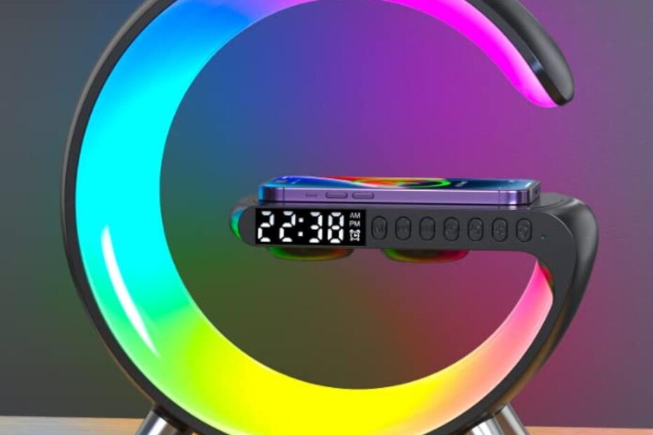 Illuminate Your Space: The Ultimate Wireless Charger Atmosphere Lamp Review!