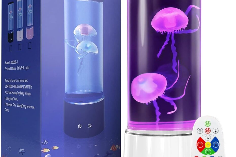Illuminate Your Space with the Enchanting Jellyfish Lamp: A Colorful Mood Enhancer!