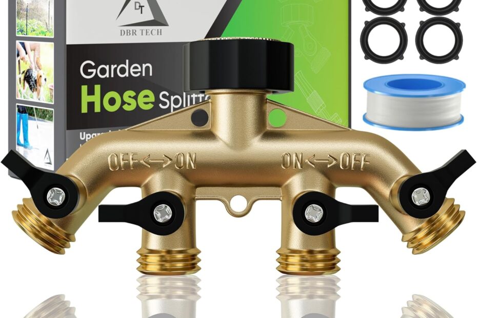Maximize Your Garden's Potential: Heavy Duty 4 Way Hose Splitter Review