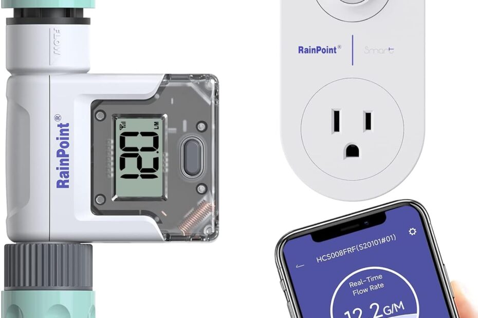 Maximize Your Water Savings with the RAINPOINT Smart Water Flow Meter!