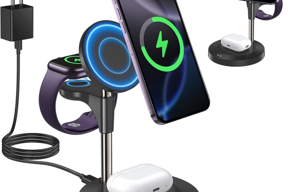Power Up Your Apple Gear: The Ultimate 3 in 1 Wireless Charging Station Review