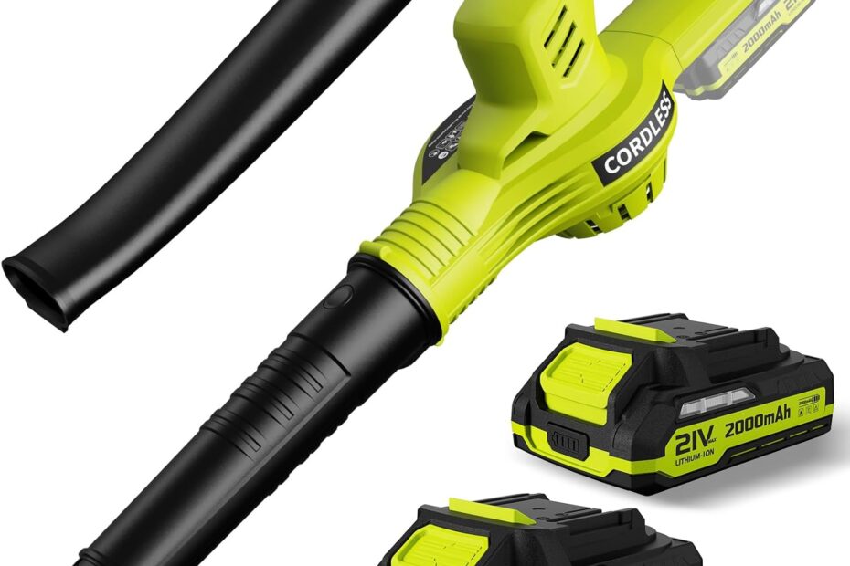 Power Up Your Yard: A Review of the 21V Cordless Leaf Blower