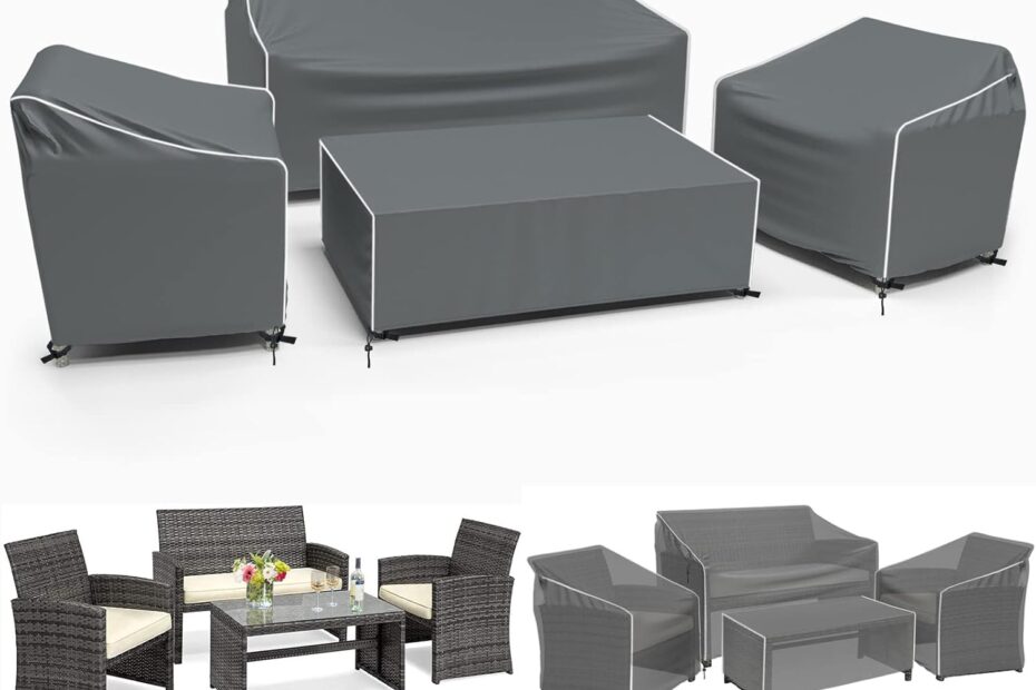 Protect Your Patio: Reviews of Gasadar's Heavy-Duty 4-Piece Furniture Covers