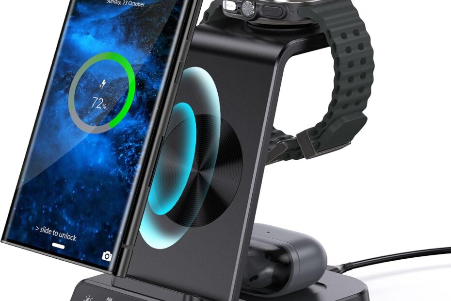 Revamp Your Charging Routine: The Ultimate 3-in-1 Wireless Charger for Samsung Galaxy Devices