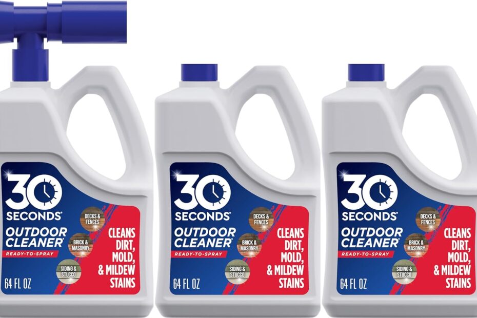 Revive Your Outdoor Spaces: 30 Seconds Outdoor Cleaner Review