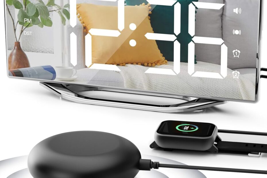 Rise and Shine: The Ultimate Extra Loud Vibrating Alarm Clock for Heavy Sleepers!