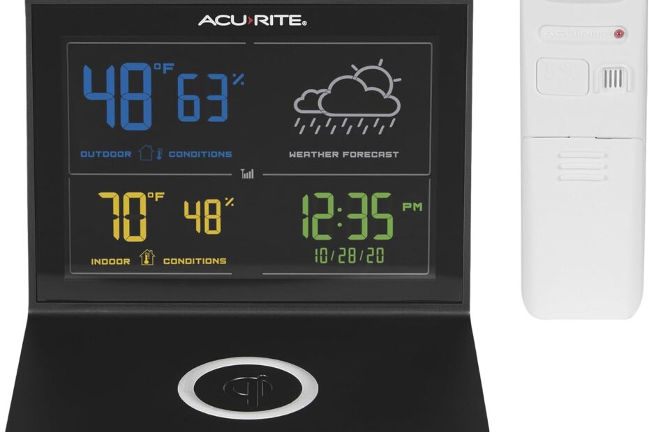 Stay Ahead of the Weather: AcuRite Wireless Charging Alarm Clock Review