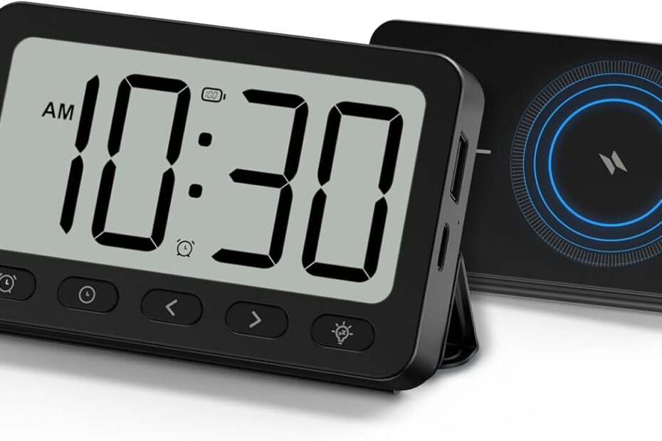 Stay Charged and On Time: ANJANK's Innovative Digital Travel Alarm Clock Review